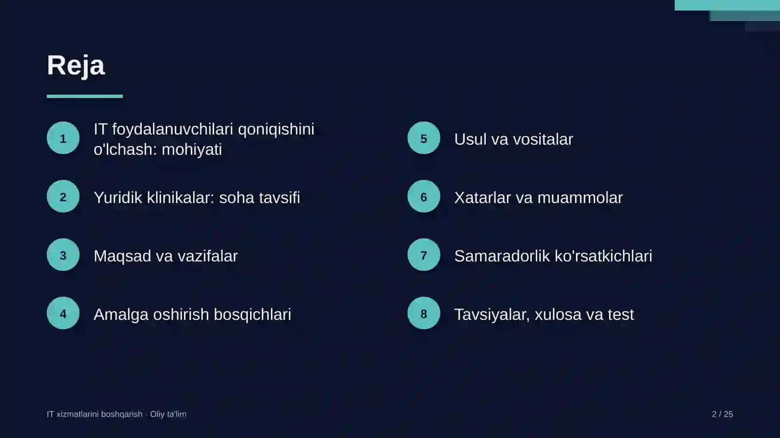 yuridik klinikalarda axborot texnologiyalari xizmatlari foydalanuvchilarining qoniqishini o'lchash 4735 2