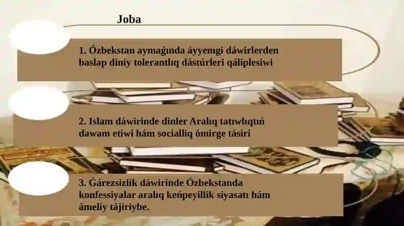 O’zbekstanda Konfessiyaliq Diniy Bawirkeliktiń Tariyxiy Tájiriybesi 2