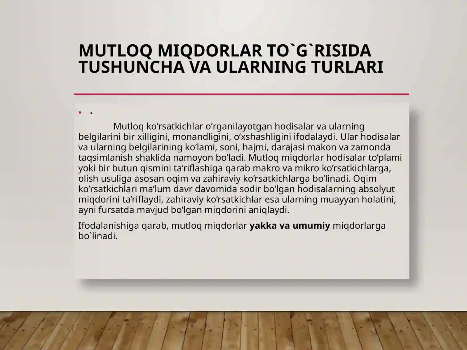 Nisbiy miqdorlar ularning tibbiyotda qo'llanilishi 2