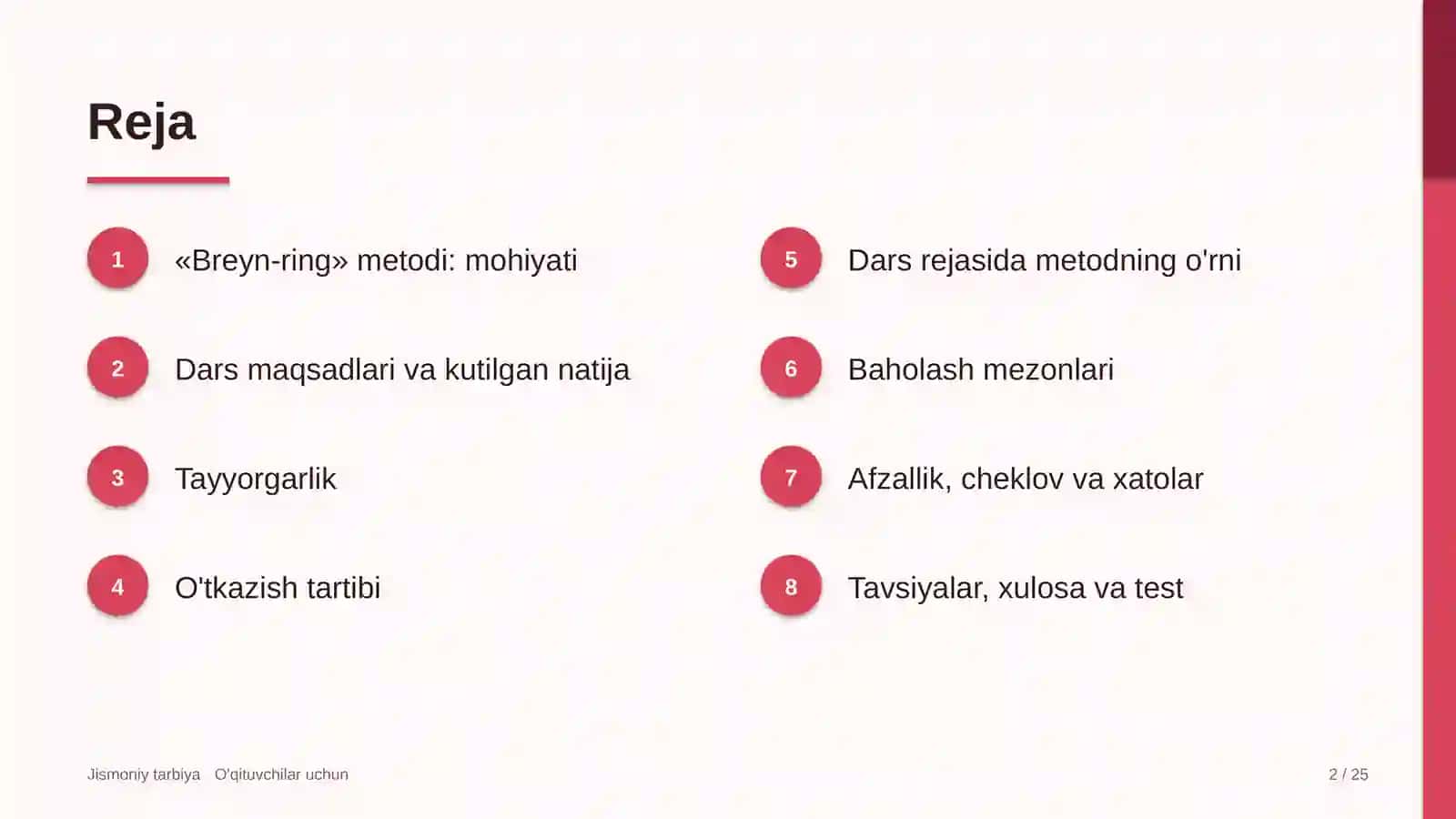 jismoniy tarbiya darslarida breyn ring metodidan foydalanish 3451 2