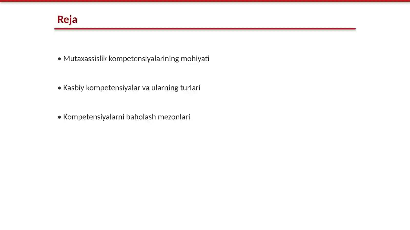 Mutaxassislikning kasbiy kompetensiyalari 2