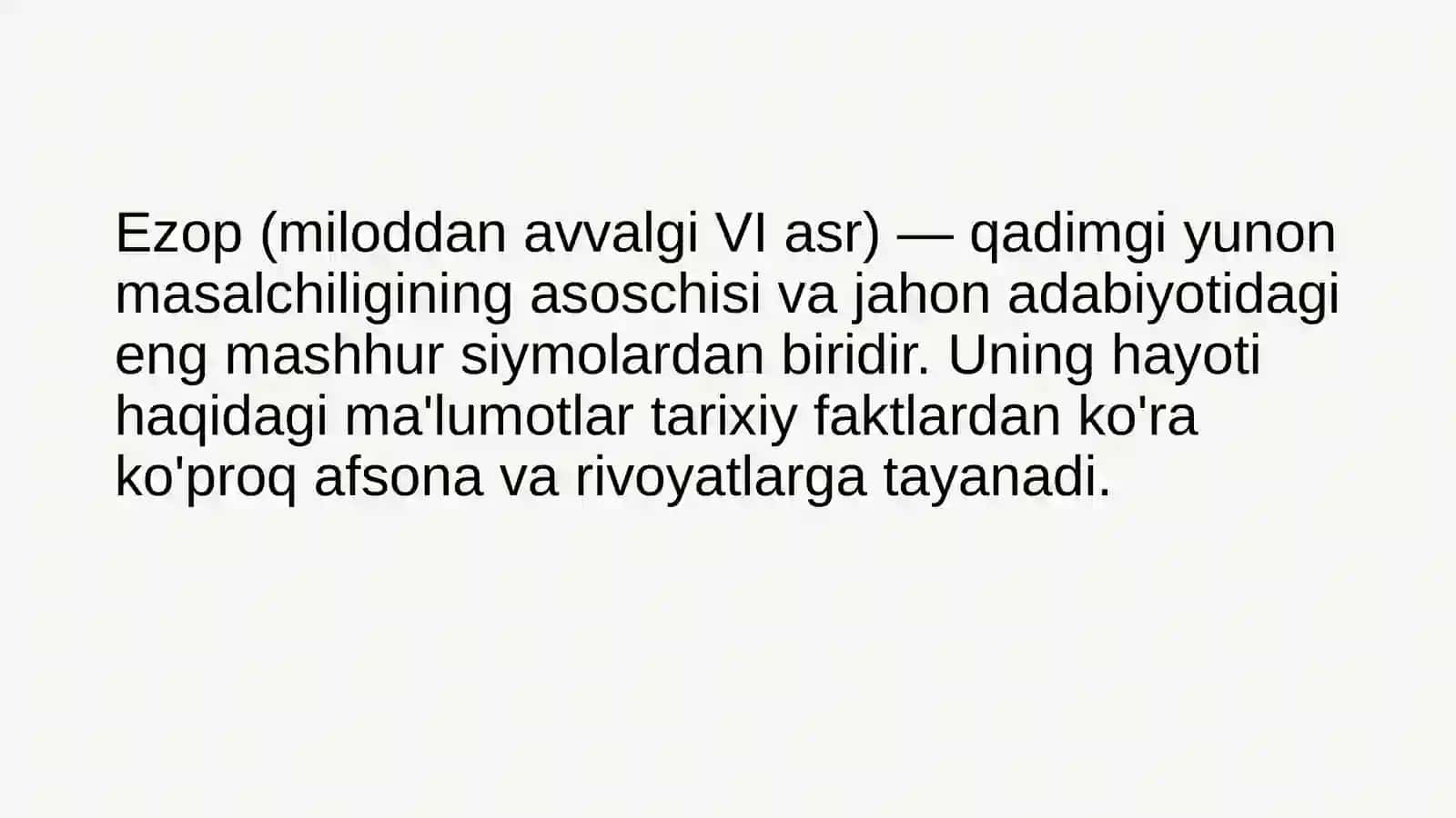 EZOP MASALLARIDA DIDAKTIKA 2