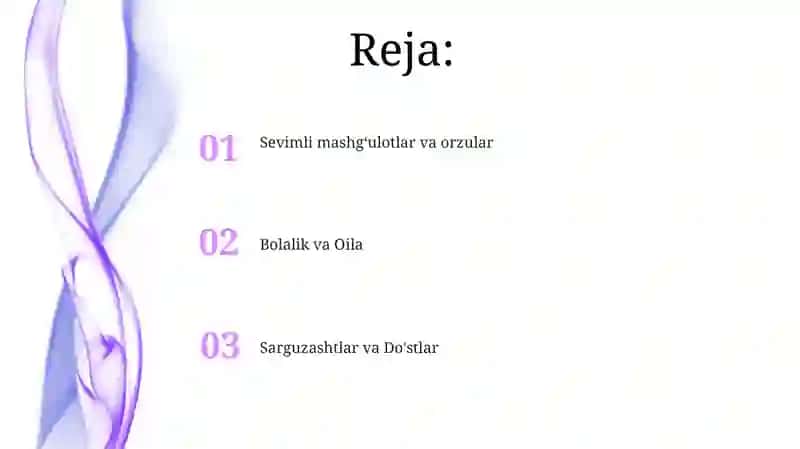 Sevimli mashgʻulotlar va orzular 2