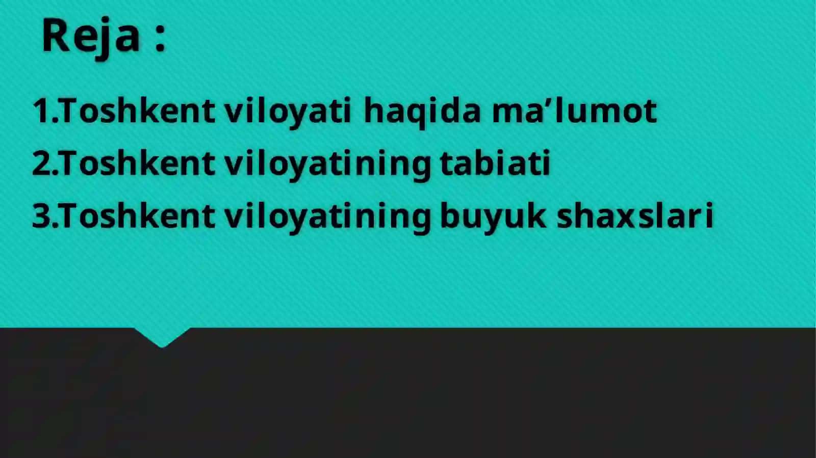 Toshkent Viloyati 2