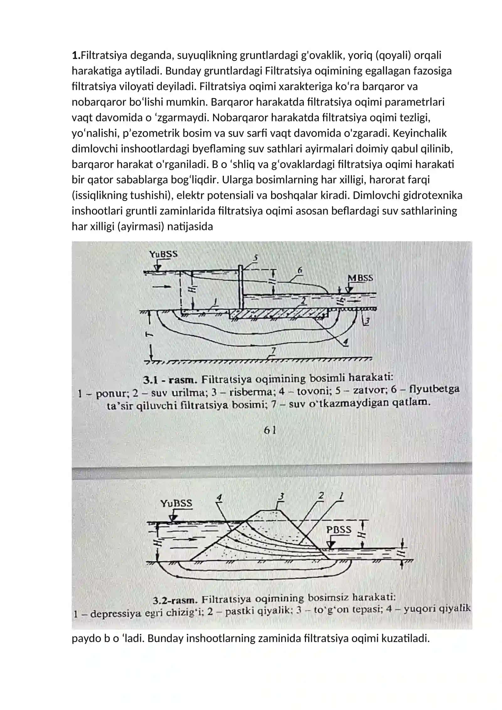 Filtratsiya koeffitsiyenti 2