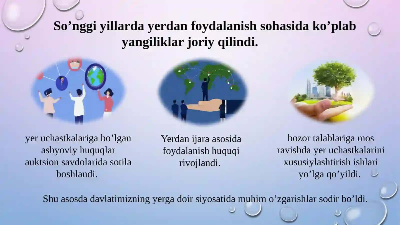 Yer huquqi tushunchasi o’rganish 2