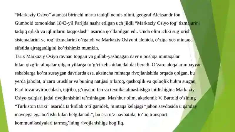 Markaziy Osiyoda geosiyosiy jarayonlar va mintaqaviy hamkorlik 2