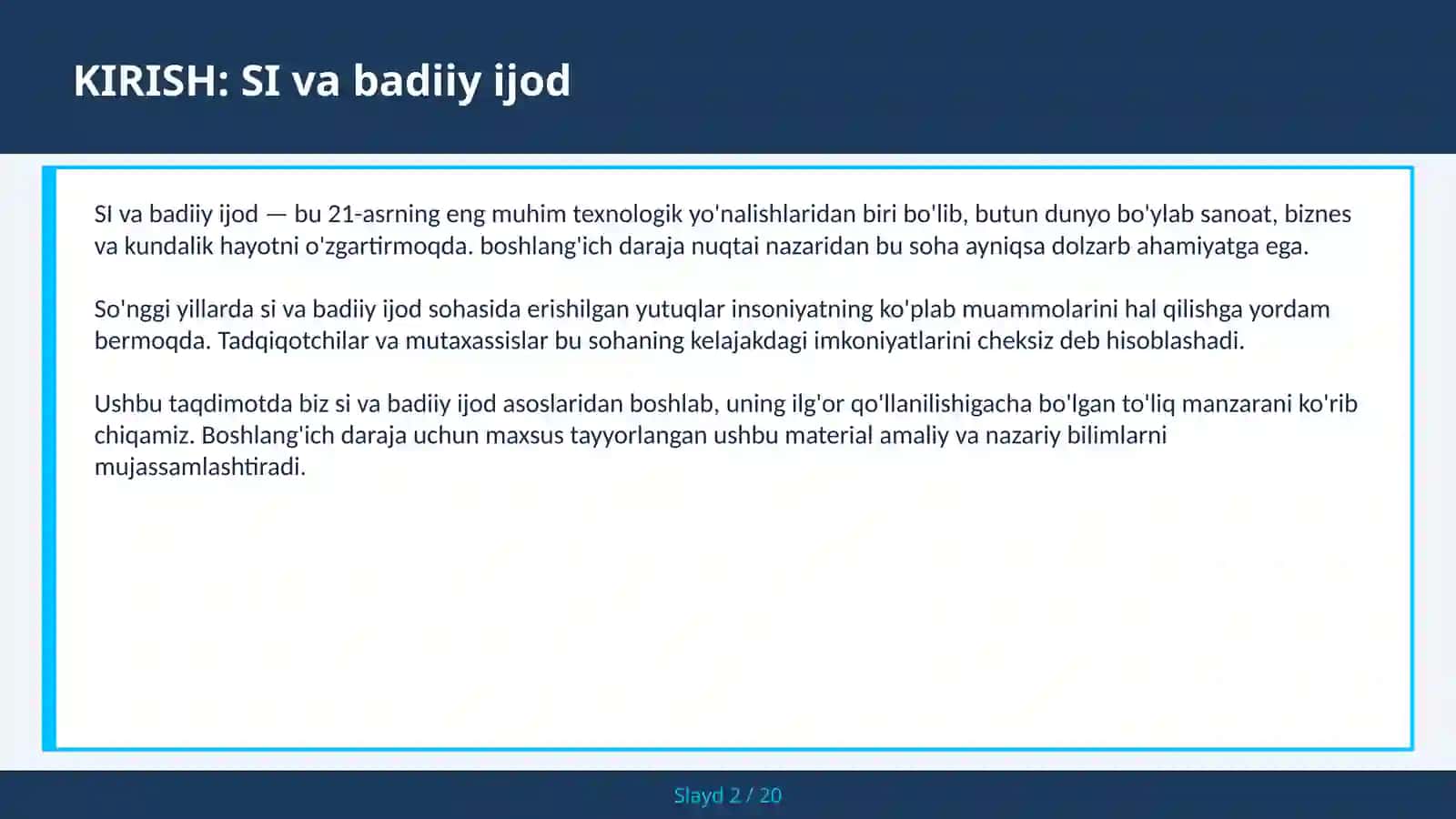 Si va badiiy ijod 2