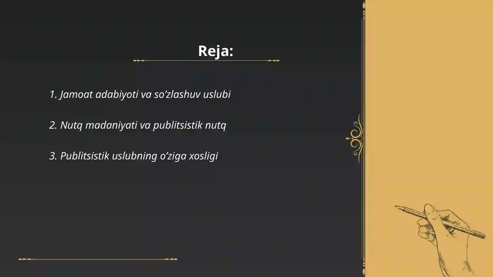 Publitsistik va so'zlashuv uslubning farqlari 2