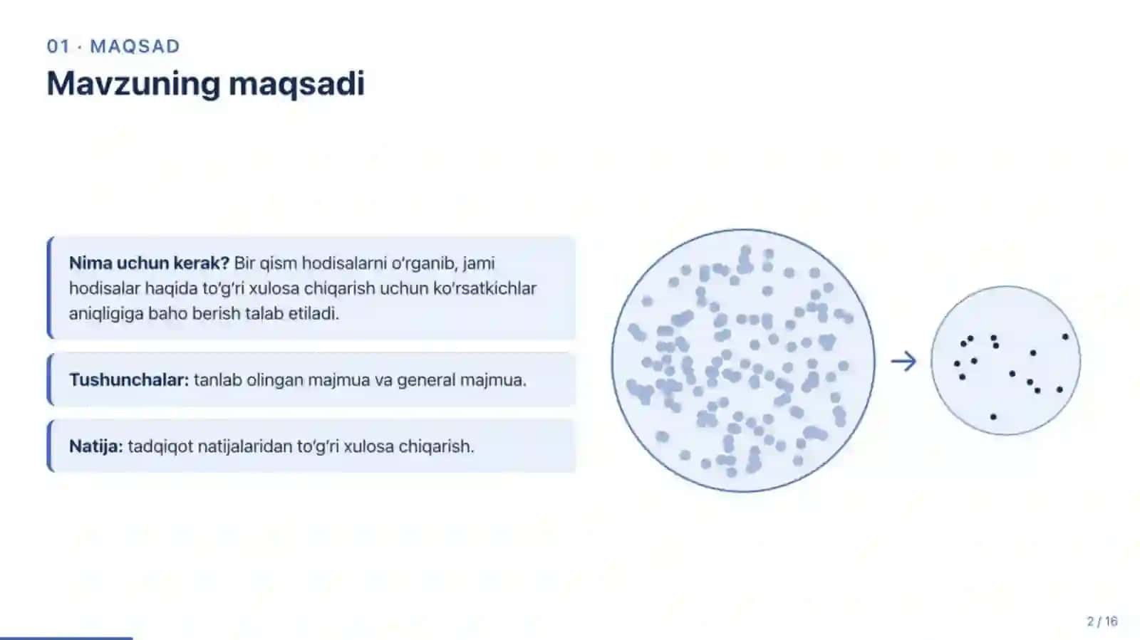 Statistik tadqiqot natijalarining ishonchliligini baholash 2