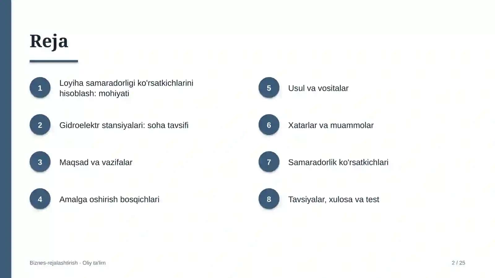 gidroelektr stansiyalarida loyiha samaradorligi ko'rsatkichlarini hisoblash 7441 2