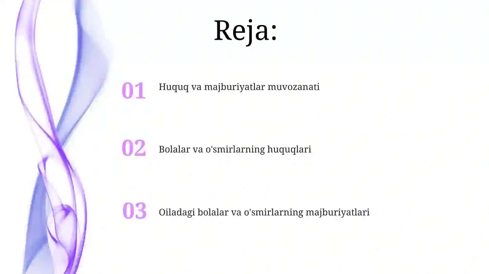 Bolalar va o'smirlarning oilaviy munosabatlar doirasidagi burch vazifalari va huquqlari 2