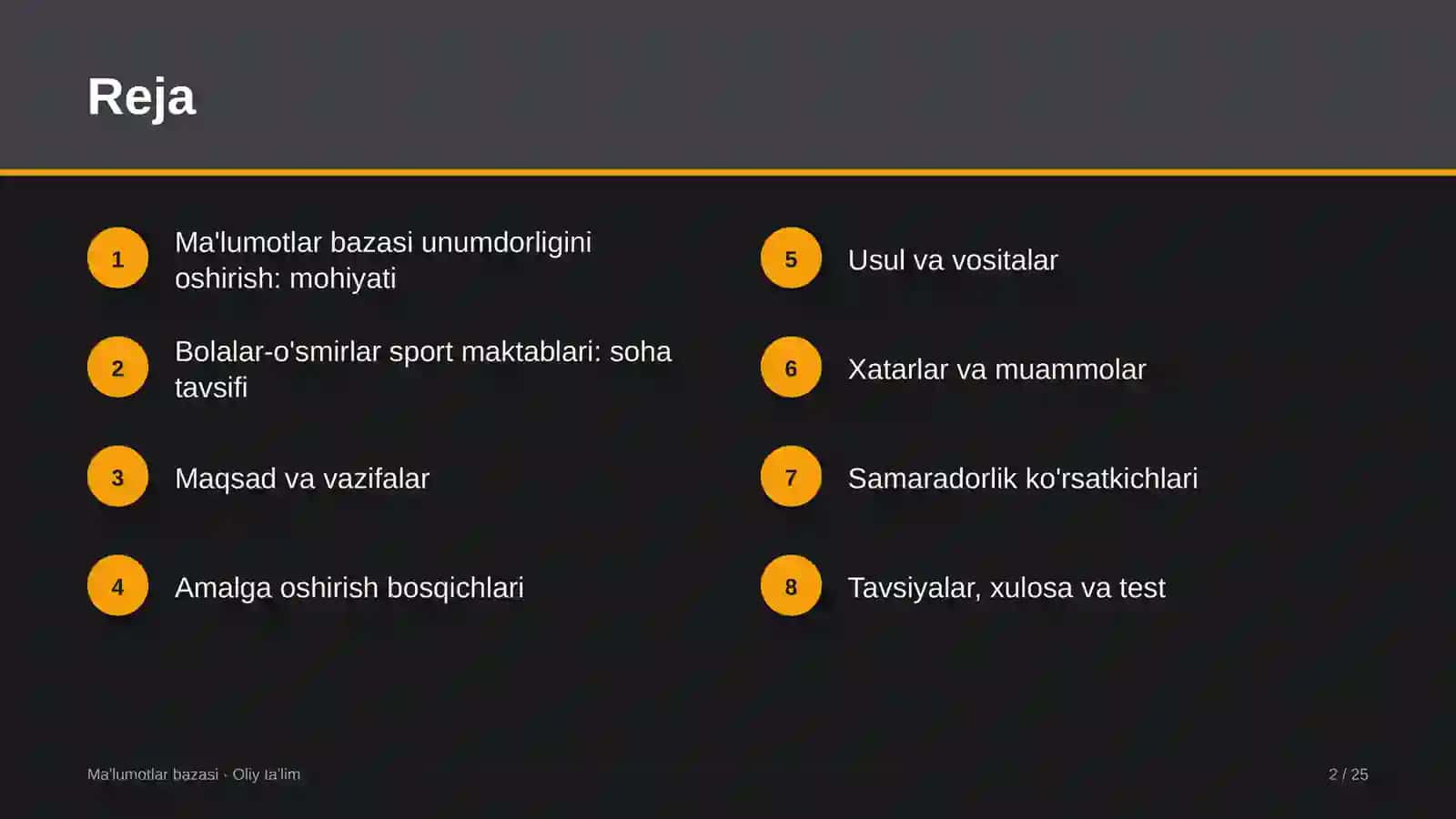 bolalar o'smirlar sport maktablarida ma'lumotlar bazasi unumdorligini oshirish 9908 2