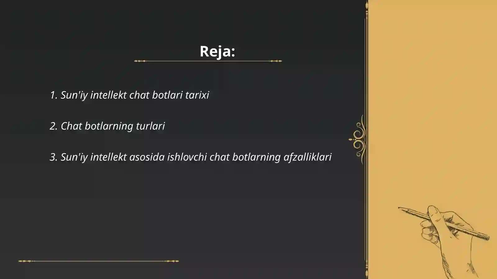 Sun'iy intellekt chat botlari 2
