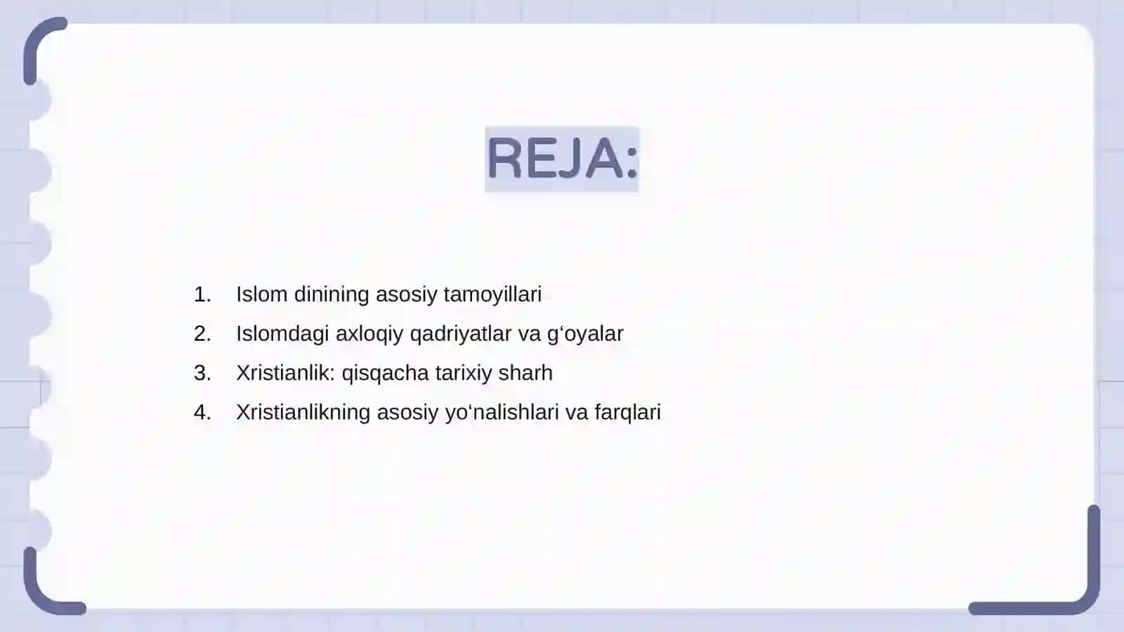 Islom dini va uning g'oyalari 2