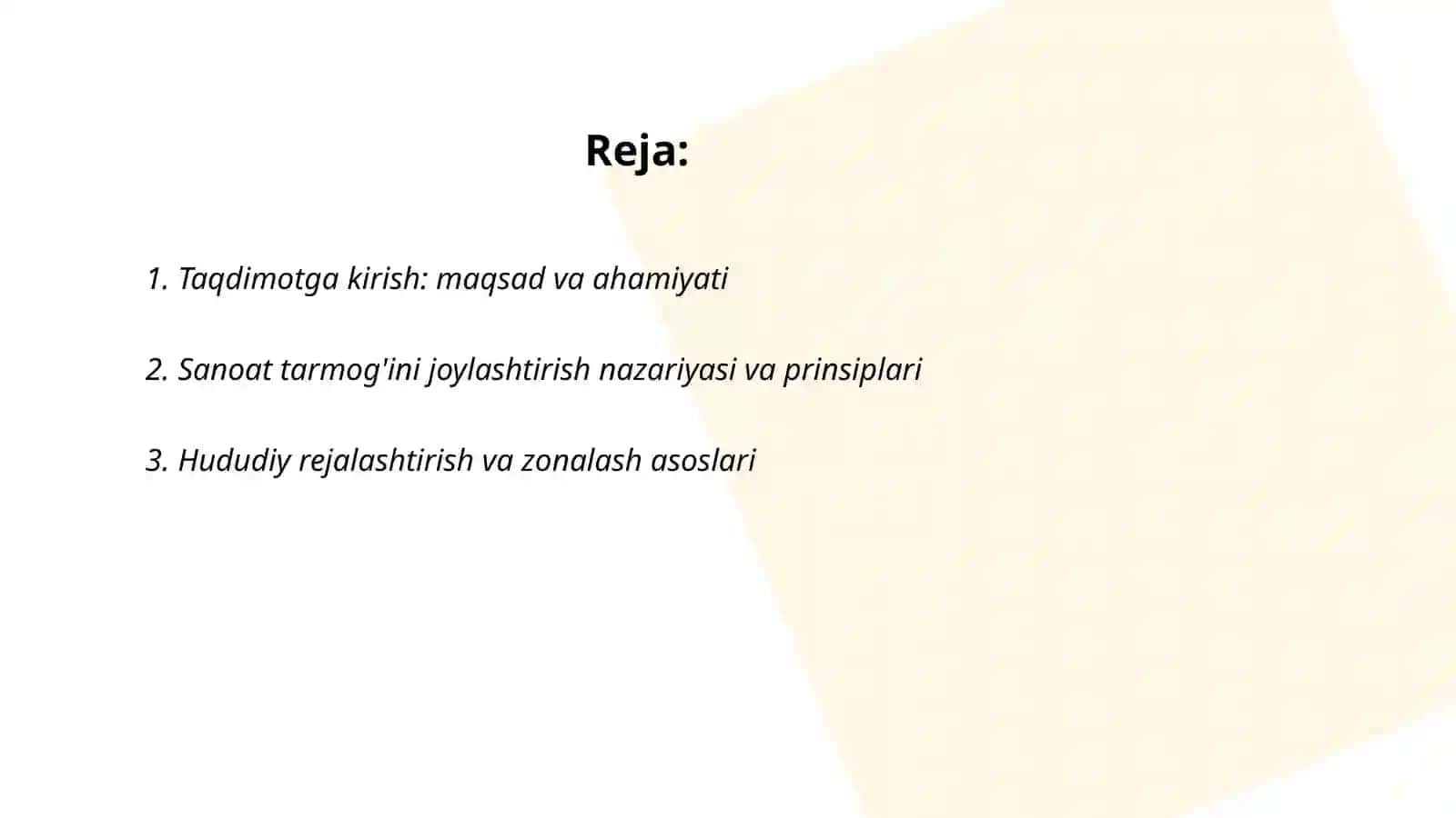 Sanoat tarmog'ini joylashtirish bo'yicha taqdimot tayorlash 2