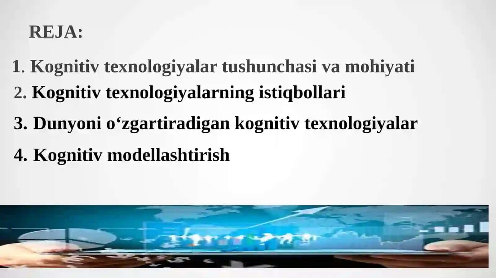 Kognitiv texnologiyalar 2