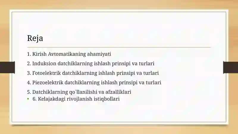 Aftomatikaning generator datchiklari 2