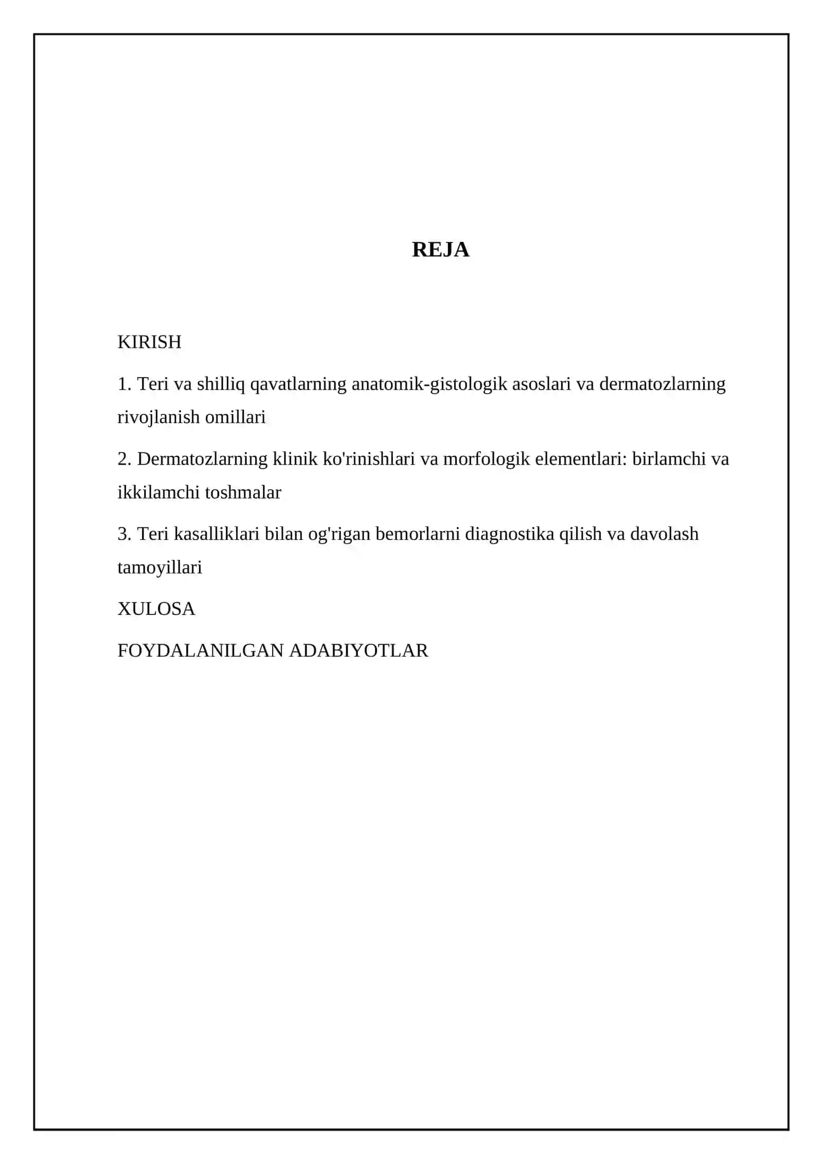 Dermatozlarni umumiy klinik belgilari va patomorfologiyasi 2
