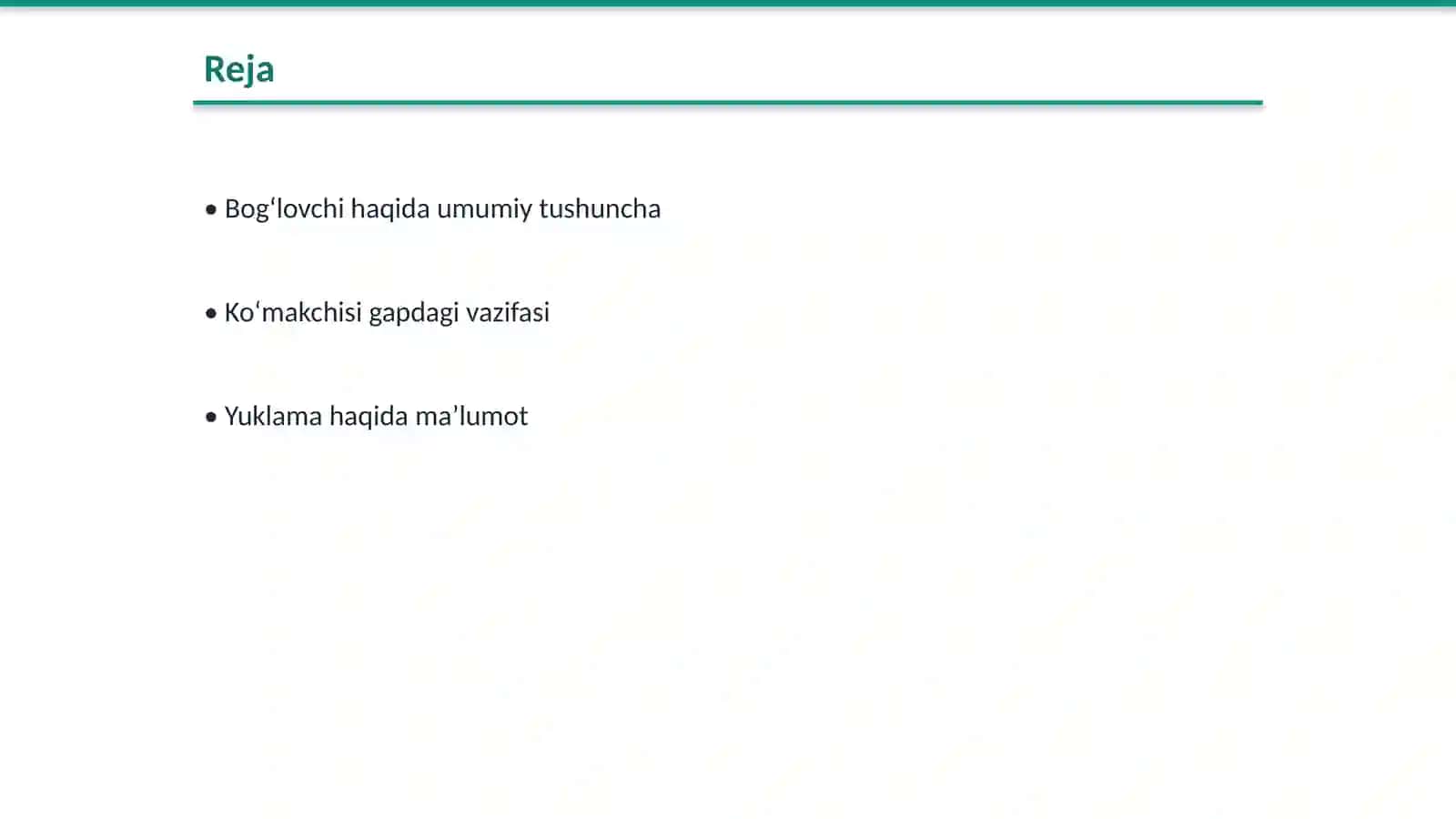 Yordamchi soʻz turkumlari 2