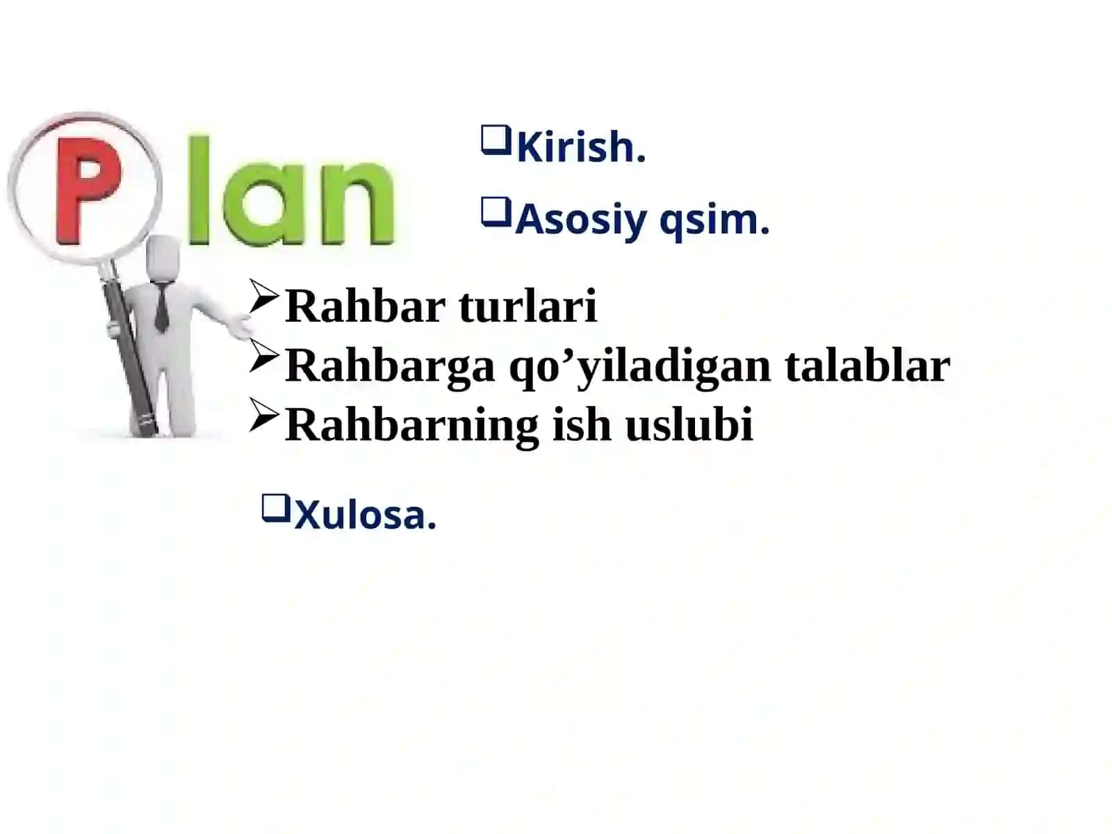 Rahbarimidjinishakillantirishgaqo'yilgantalablar 2