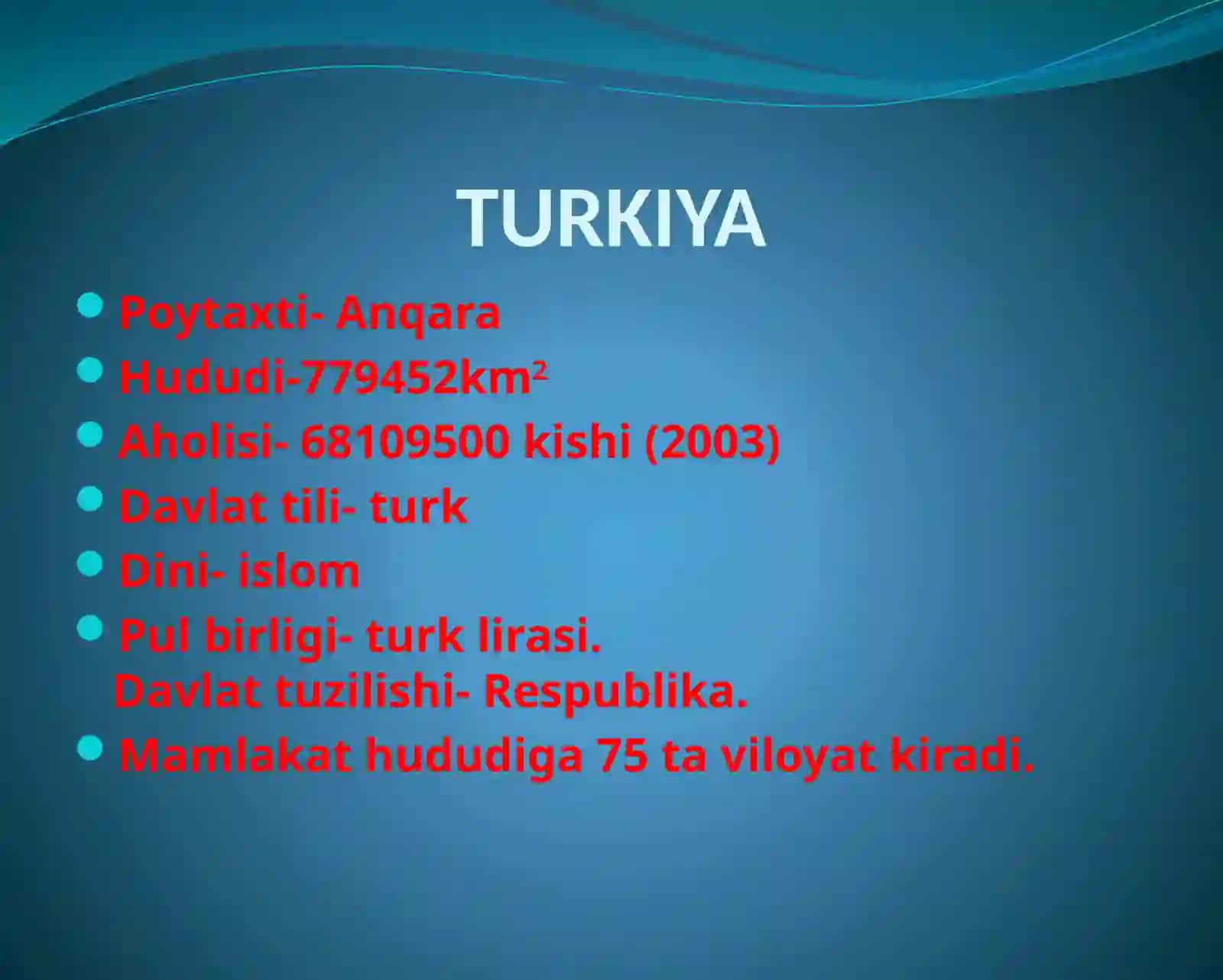 TURKIYA 1918-1945-yillarda 2