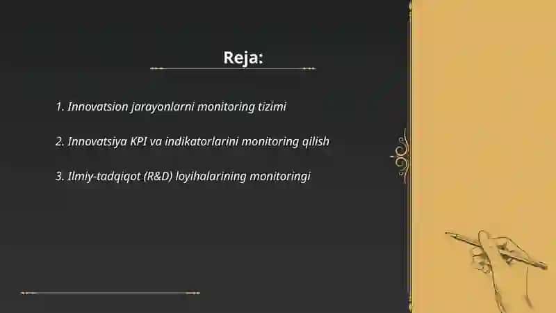 Innovatsion menejmentda monitoring 2