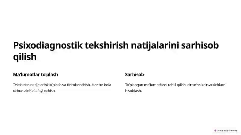 Maktabgacha yoshdagi bolalarni psixodiagnostik tekshirish 2