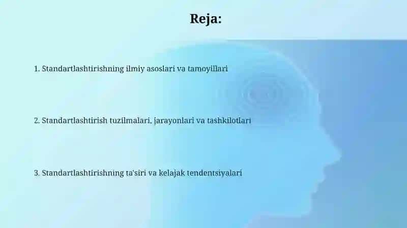 Standartlashtirishning ilmiy asoslari va inshootlari 2