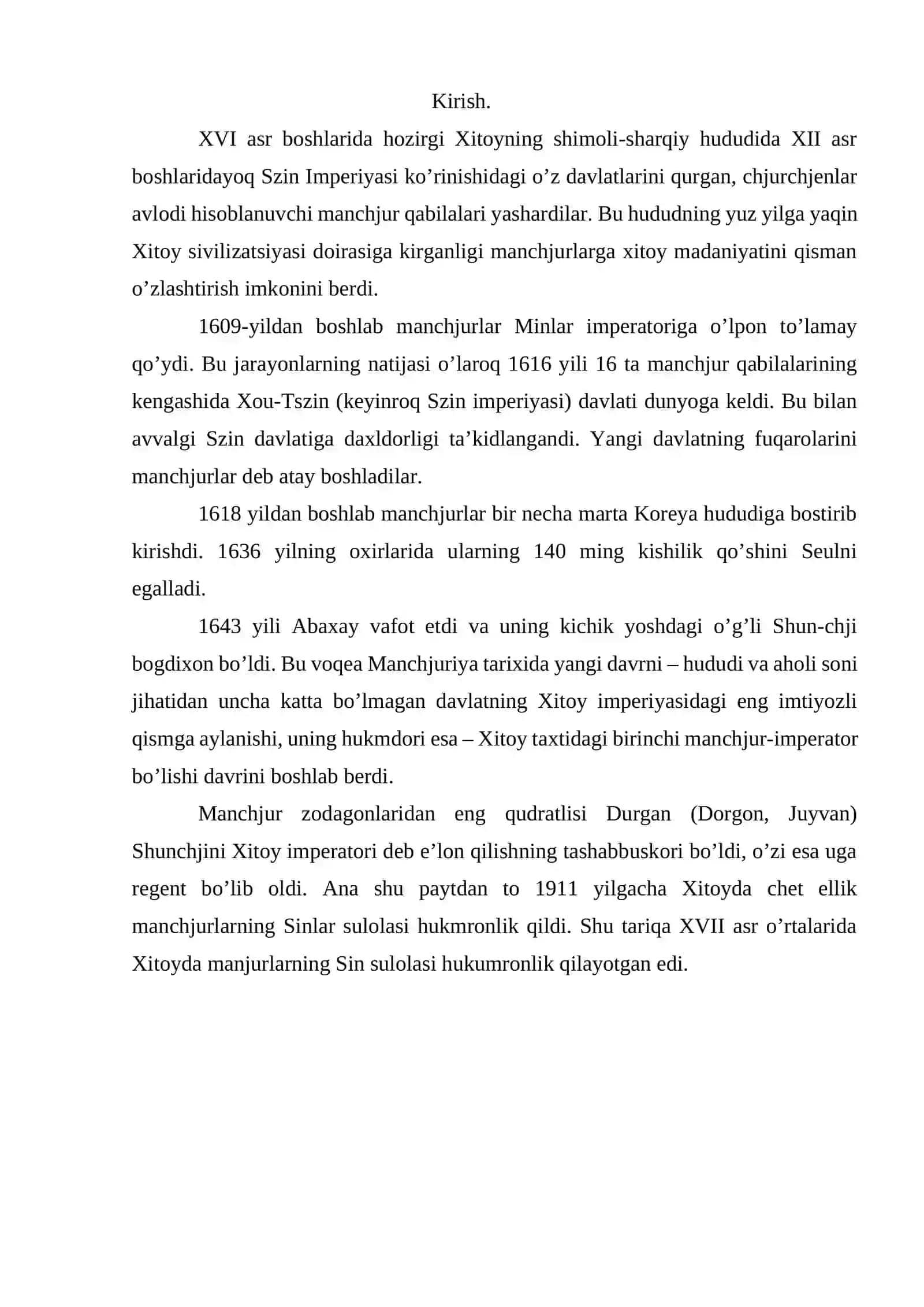 Xitoyning G'arb mamlakatlari uchun yarimmustamlakaga aylanish 2