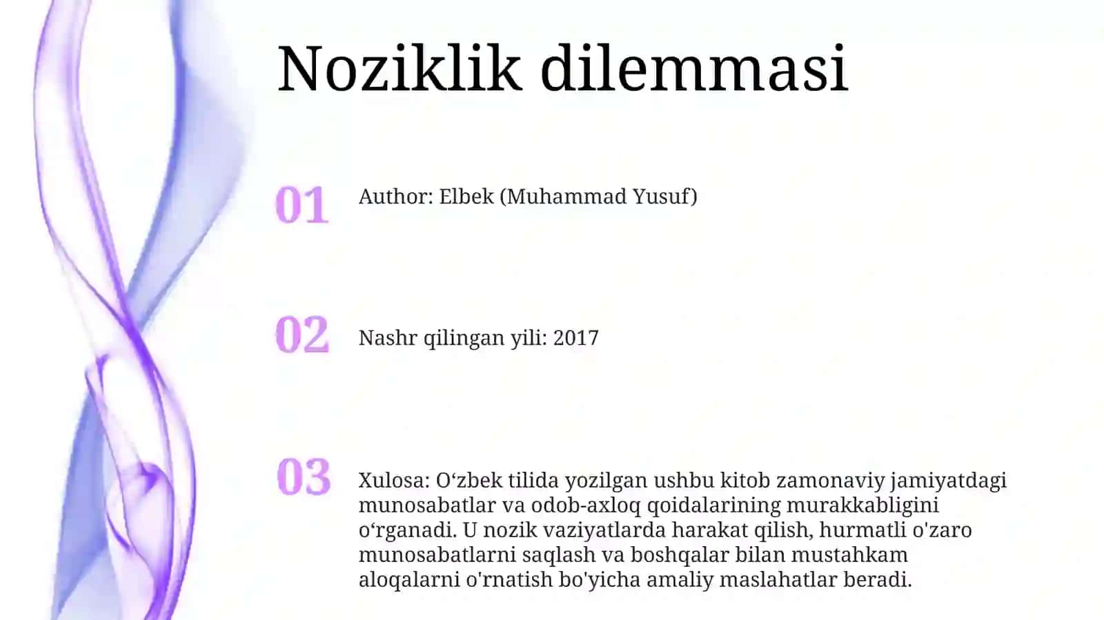 Nazokat Va Taktika Muommolari 2
