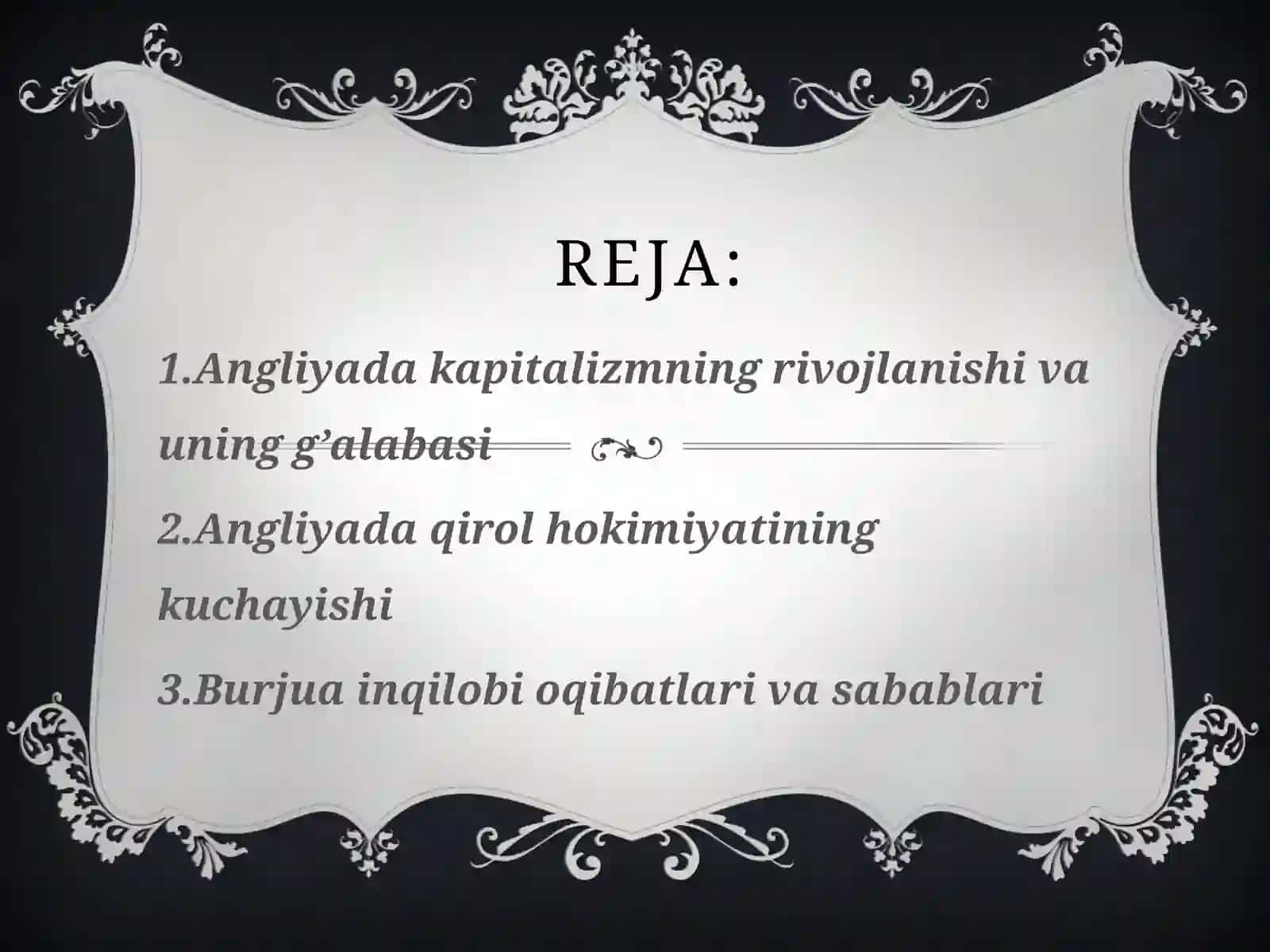 Angliyada kapitalizm galaba qilishi va ingliz burjua inqilobi 2