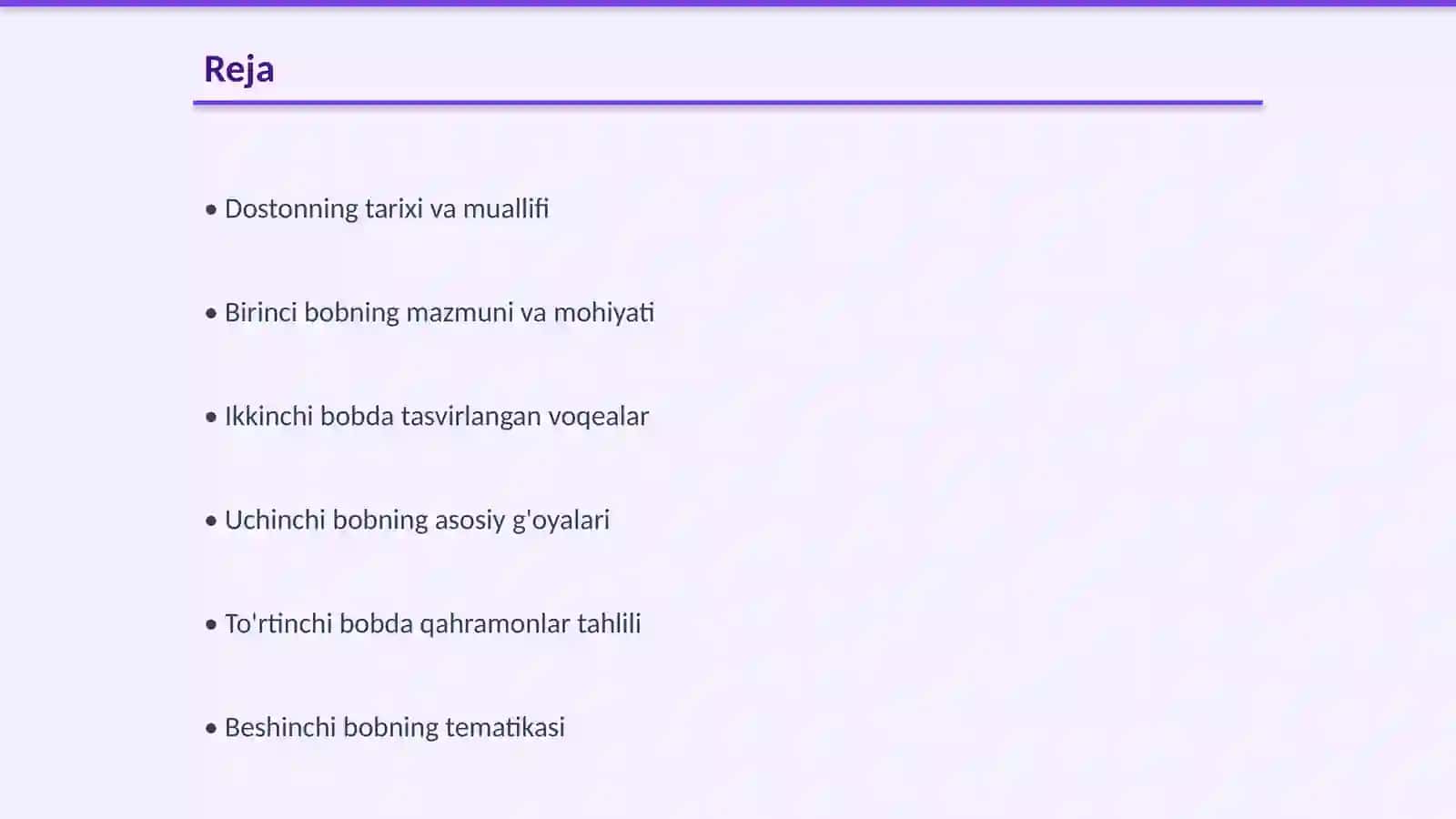 Hayratga ul abror dostoning boblarini tahlil qilish 2