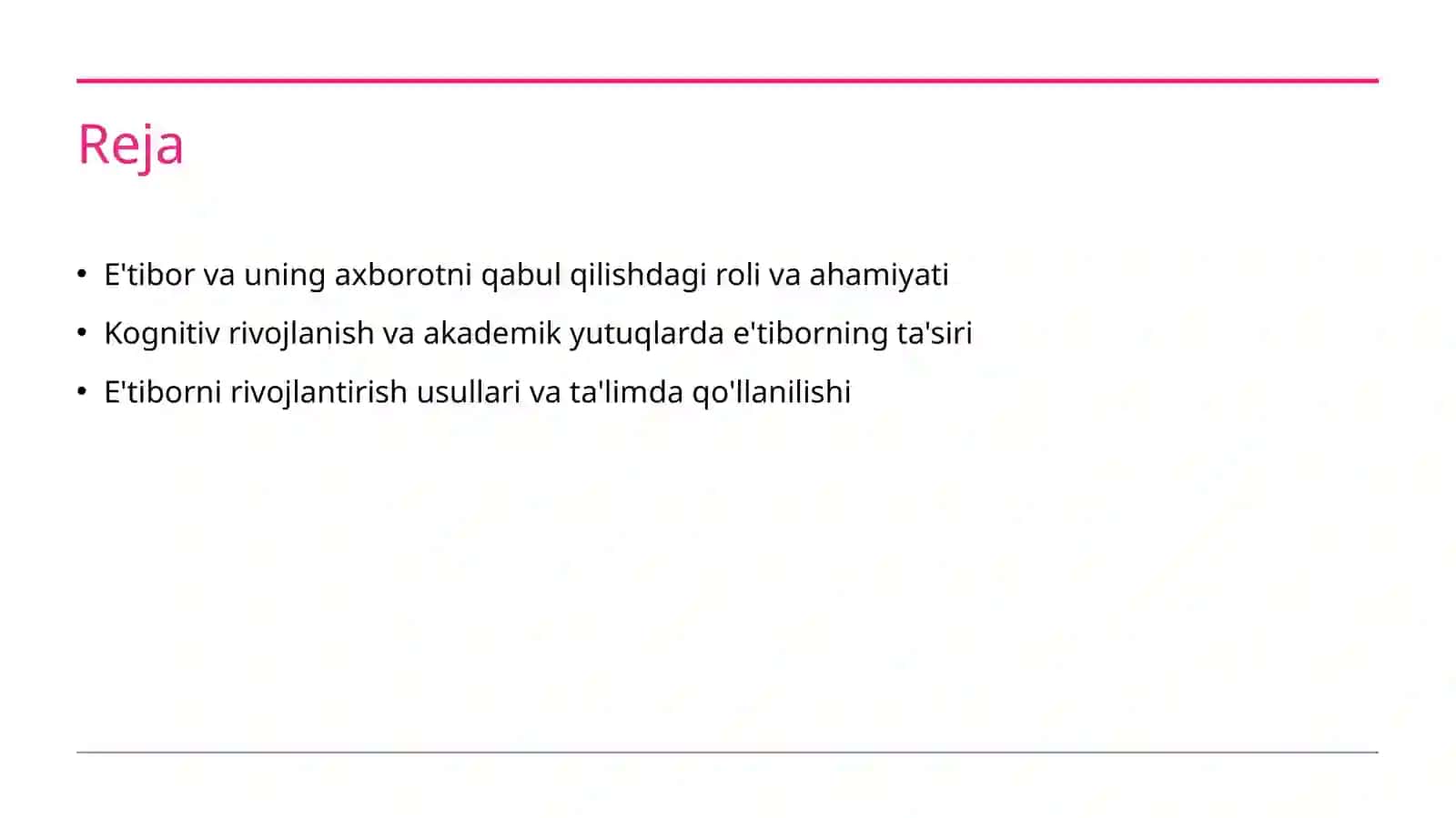 Axborotni qabul qilishda e'tiborning ahamiyati 2