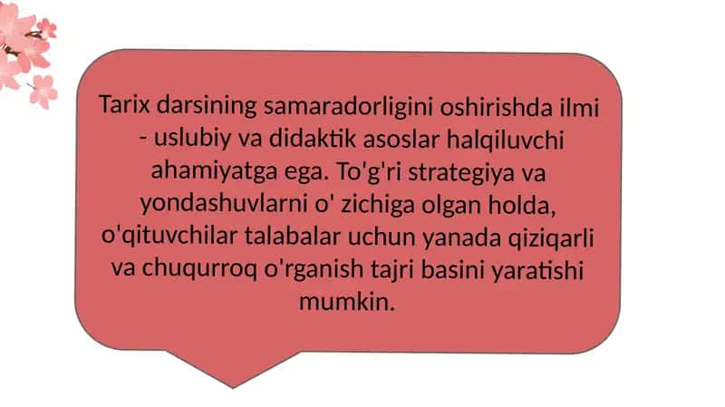 dars samaradorligini oshirish 2