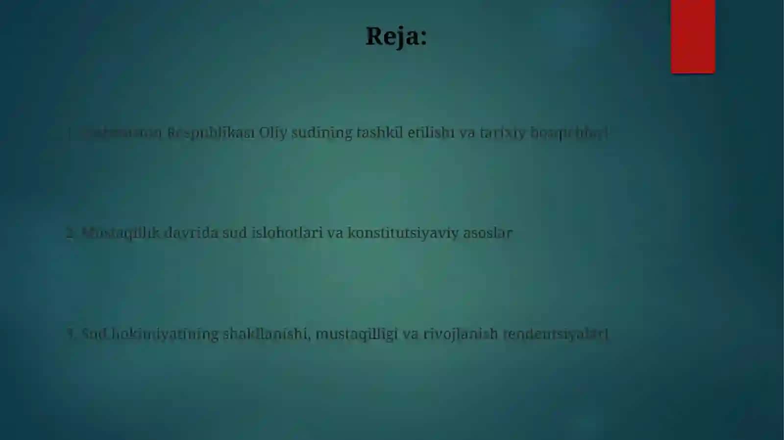 O'zbekiston Respublikasi Oliy sudishakillanish genezisi 2