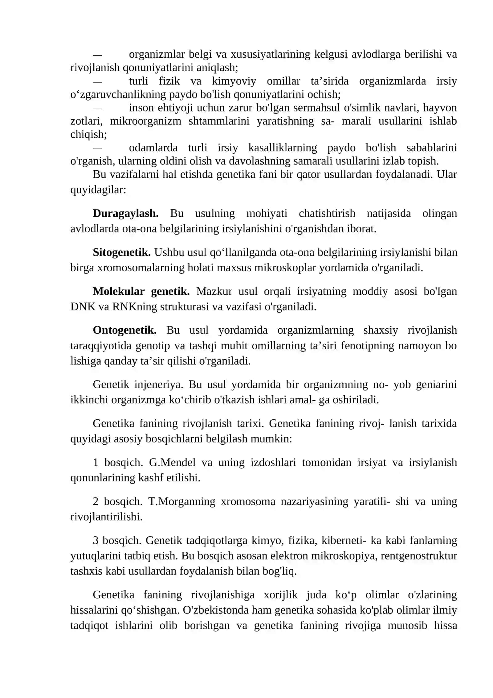 Irsiyat va o’zgaruvchanlik qonuniyatlari 2