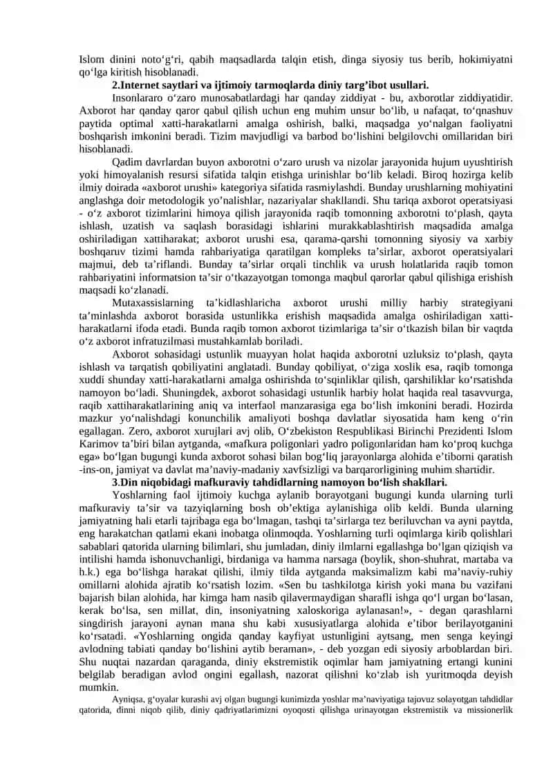 Kiber makonda din 2