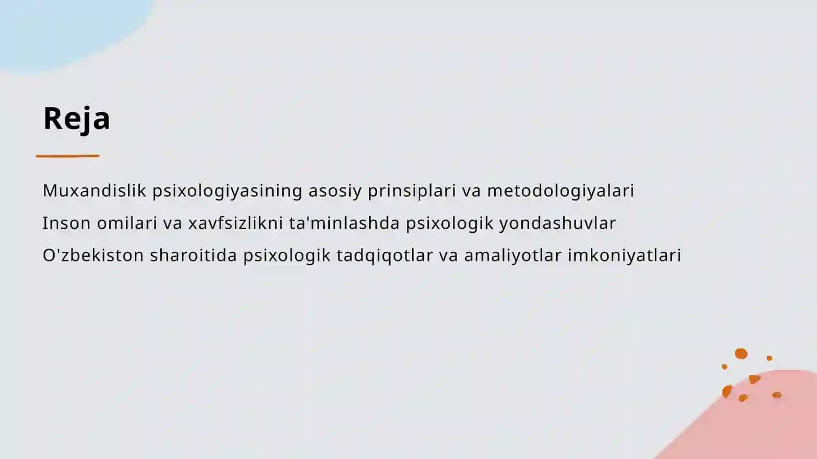 Muxandislik psixologiyasining tamoillari va metodologik asoslari 2