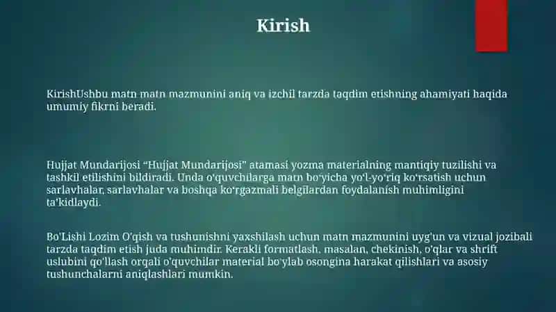Hujjat Mundarijosi 2