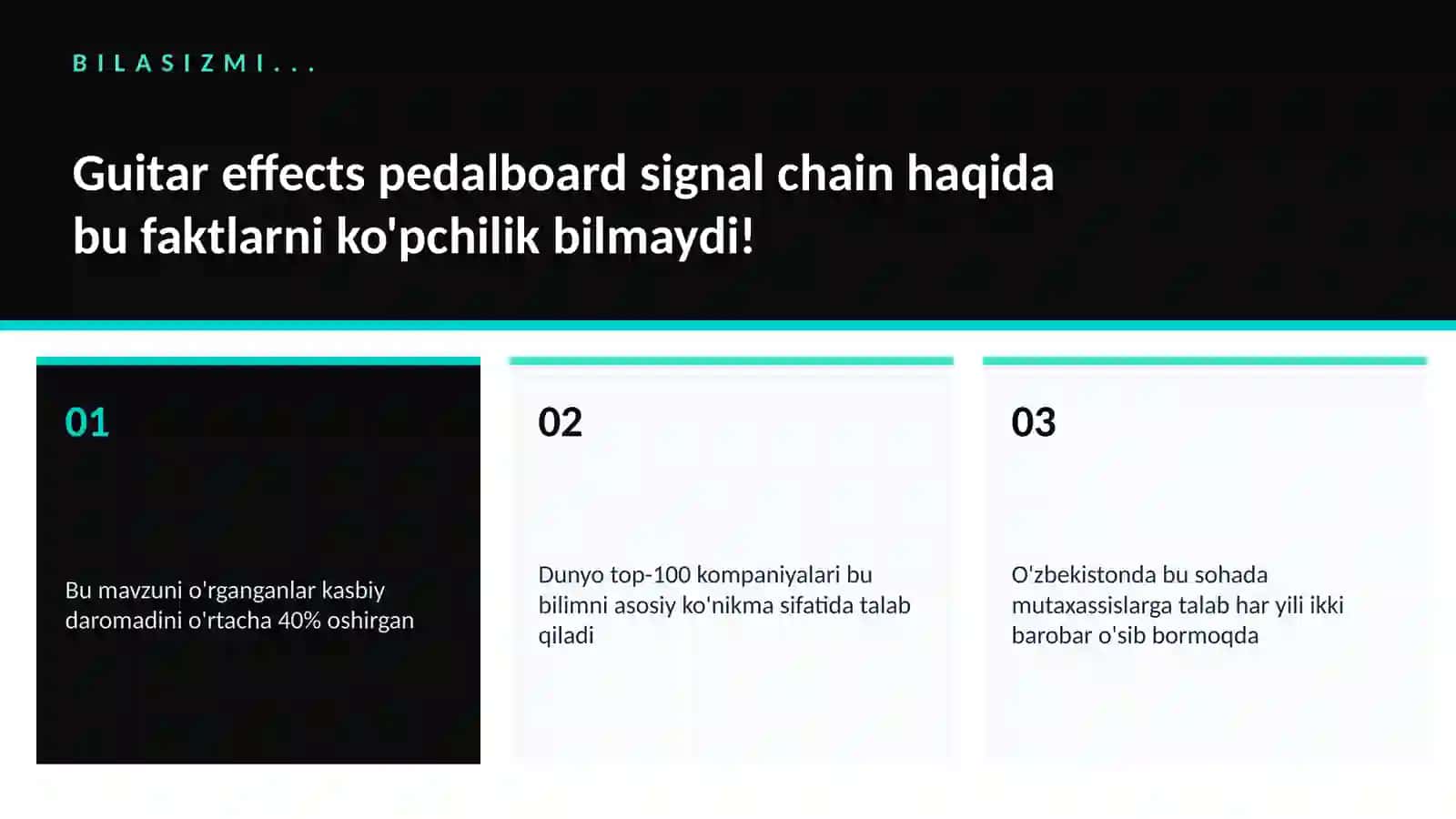 MUSIQA VA AUDIO TEXNOLOGIYALAR 2