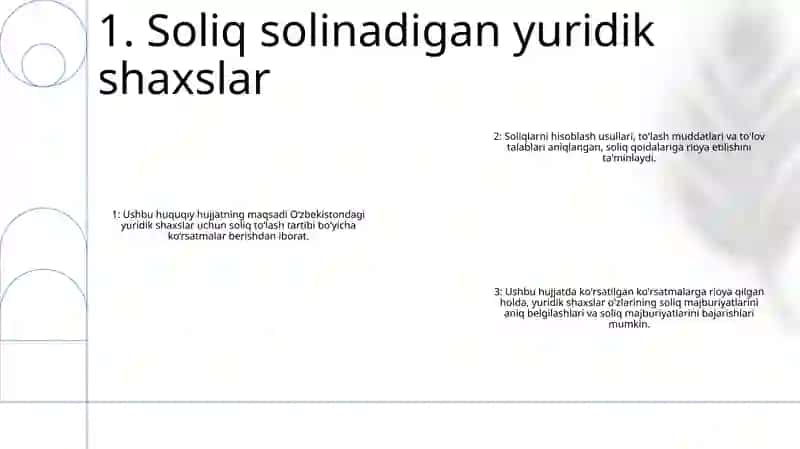 Yuridik Shaxslarning Mol-Mulkiga Solinadigan Soliqni Undirish Usullari 2