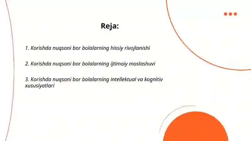 Korishda nuqsoni bor bolalarning psixologik xususiyatlari 2
