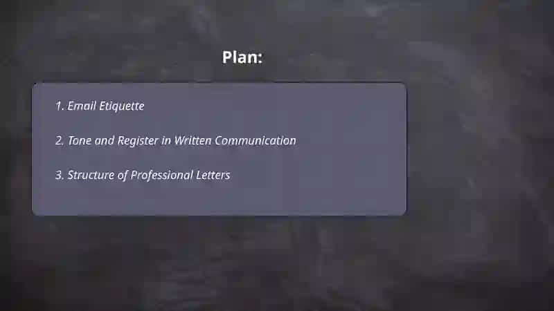 Apply conventions of effective interpersonal written communication 2