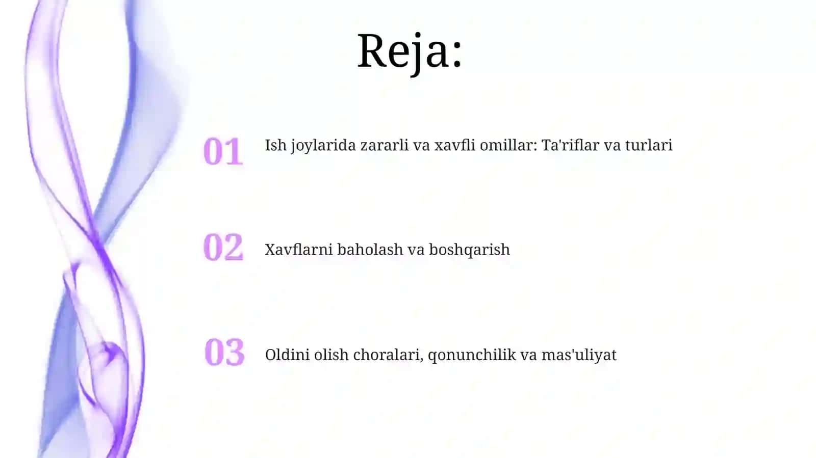 Zararli va xavfli ishlab chiqarish omillari: ta'riflar va turlari 2