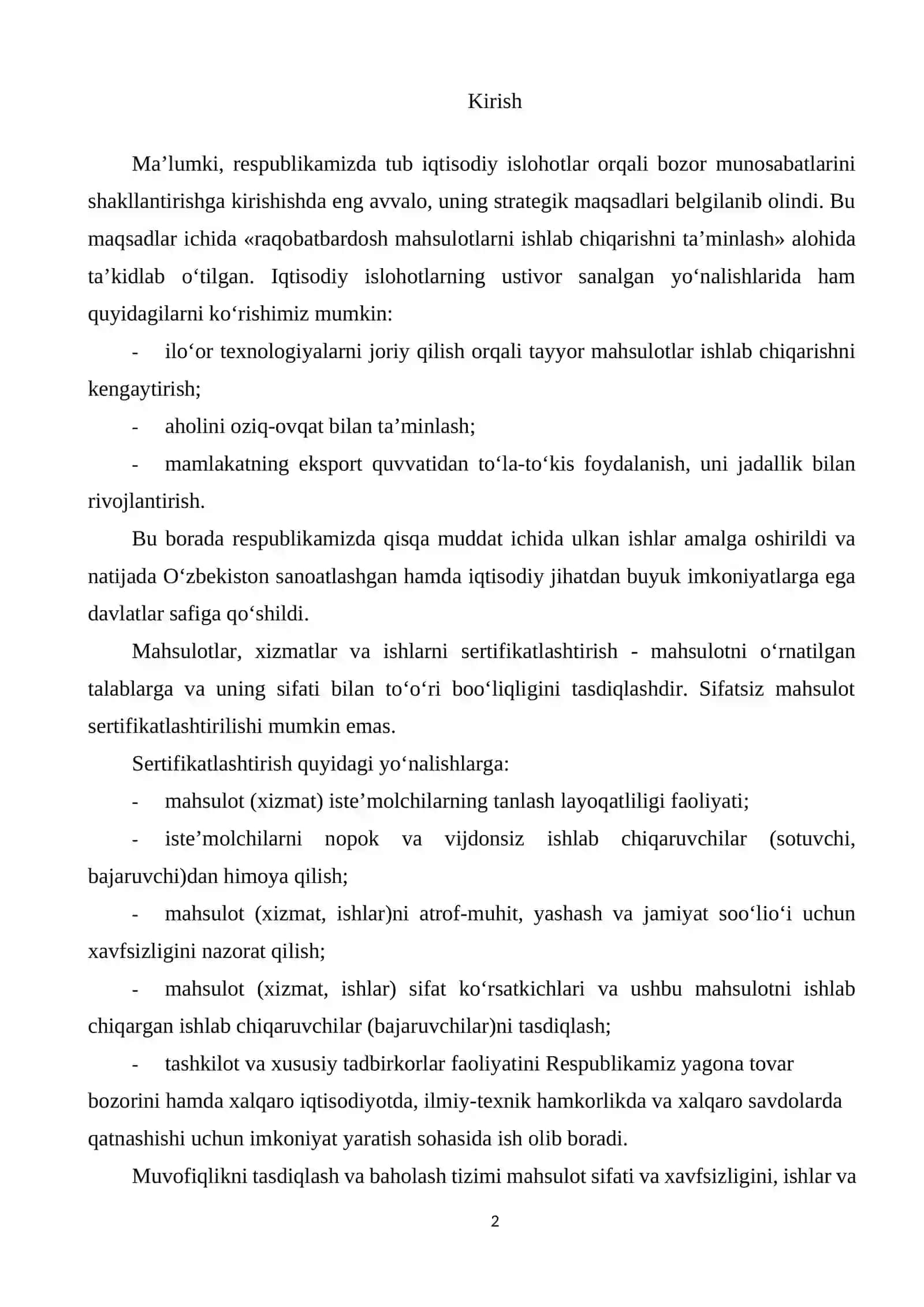 O‘lchash vositasini turini tasdiqlash (Geometrik o‘lchov vositasi misolida) 2