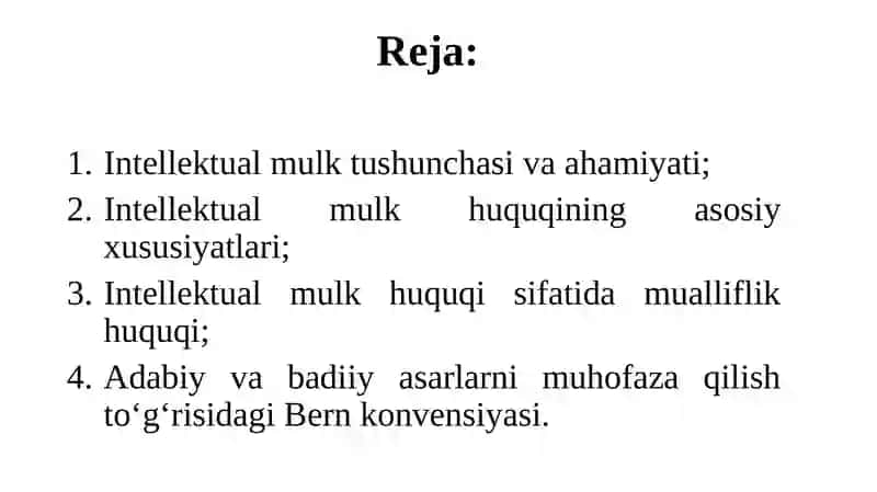 Intellektual mulkni himoya qilishning kollizion masalalari 2