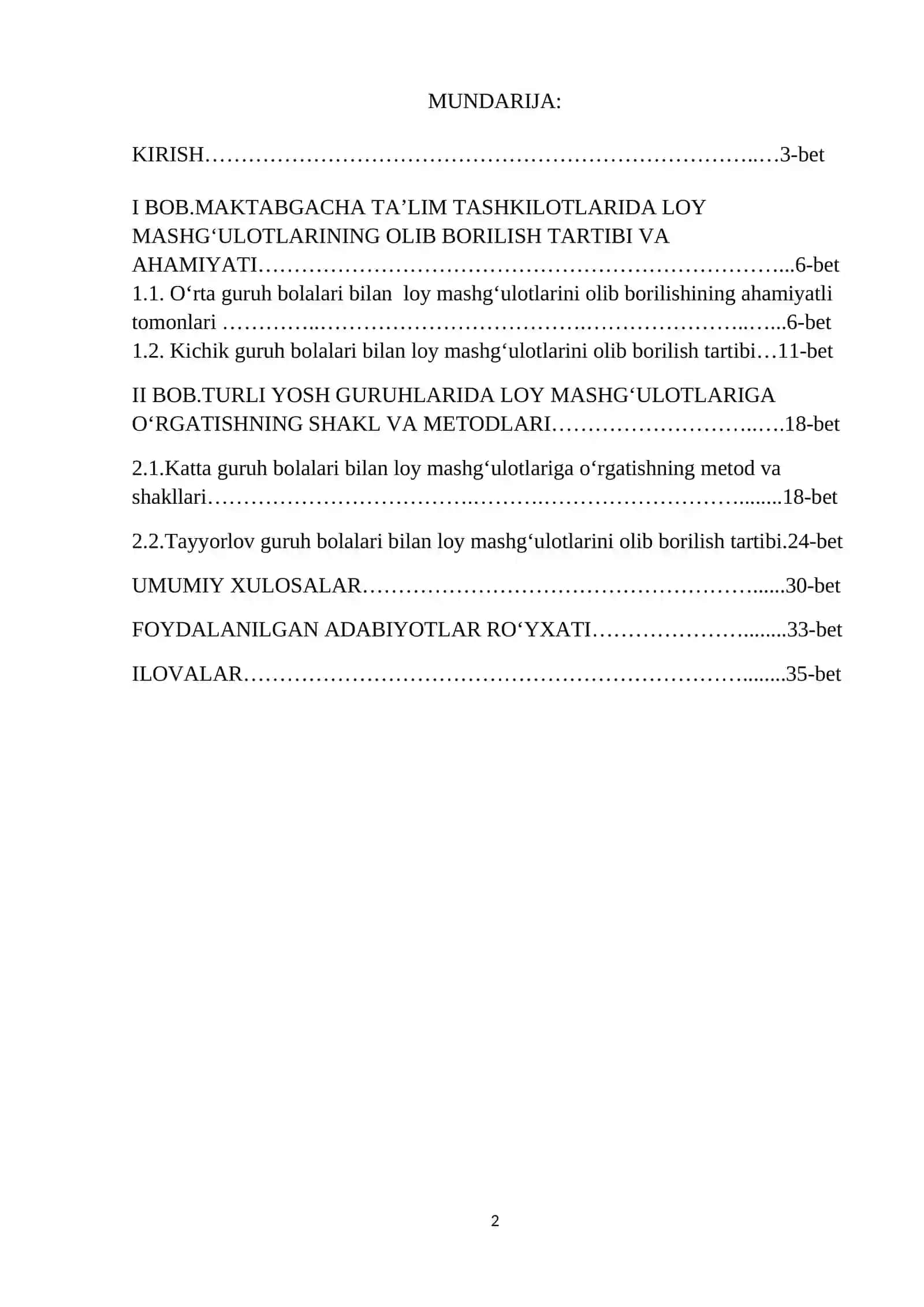 TASVIRIY FAOLIYATGA O‘RGATISH METODIKASI 2