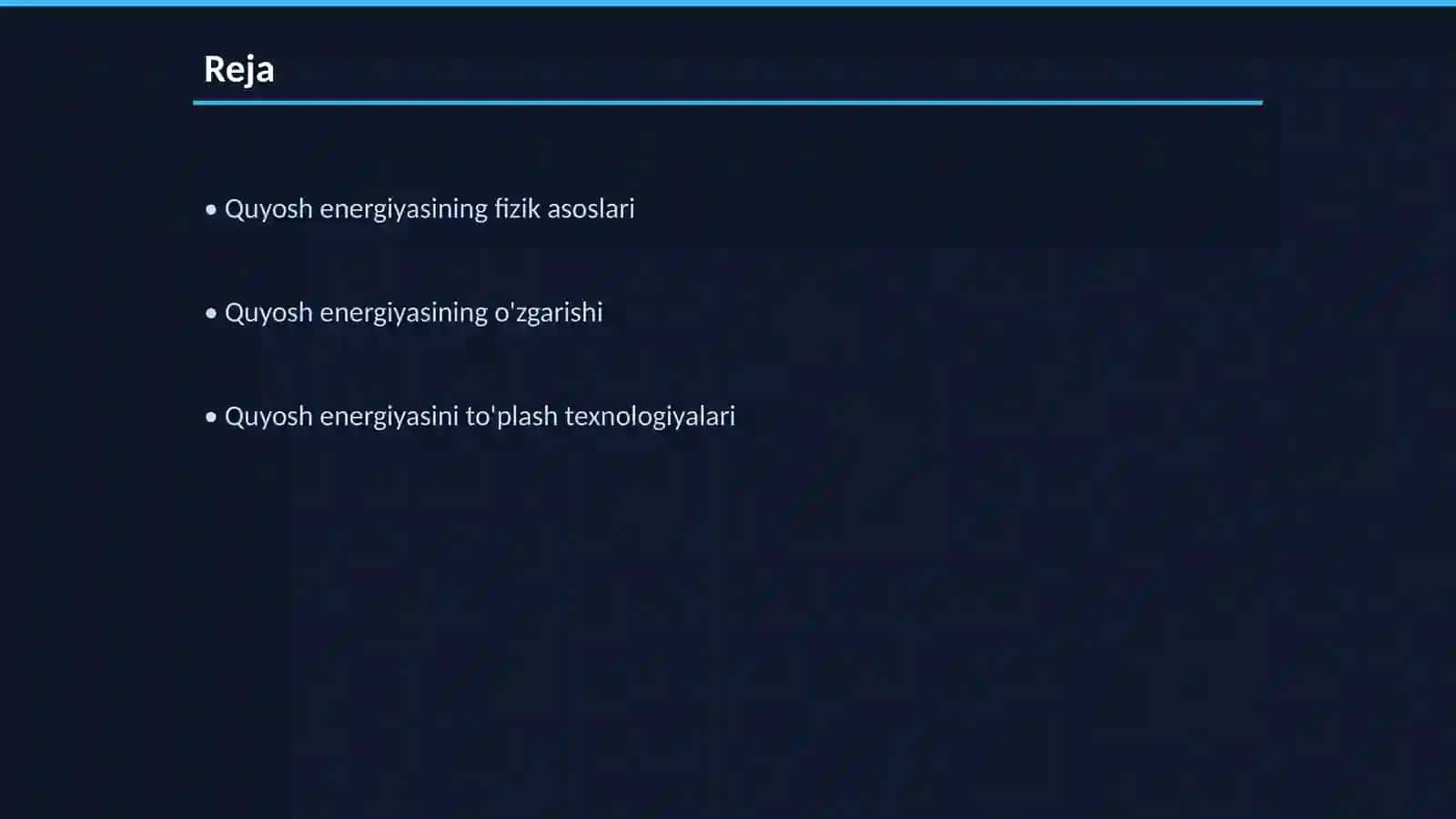 Quyosh energiyasi 2