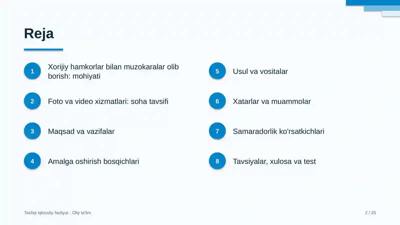 foto va video xizmatlarida xorijiy hamkorlar bilan muzokaralar olib borish 7245 2